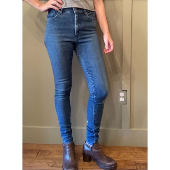 LEVI’S Made & Crafted Sliver High Rise Skinny Jeans Size 27 - Picture 3 of 13